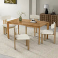 Upholstered Dining Chairs with Iron Frame (Set of 4)