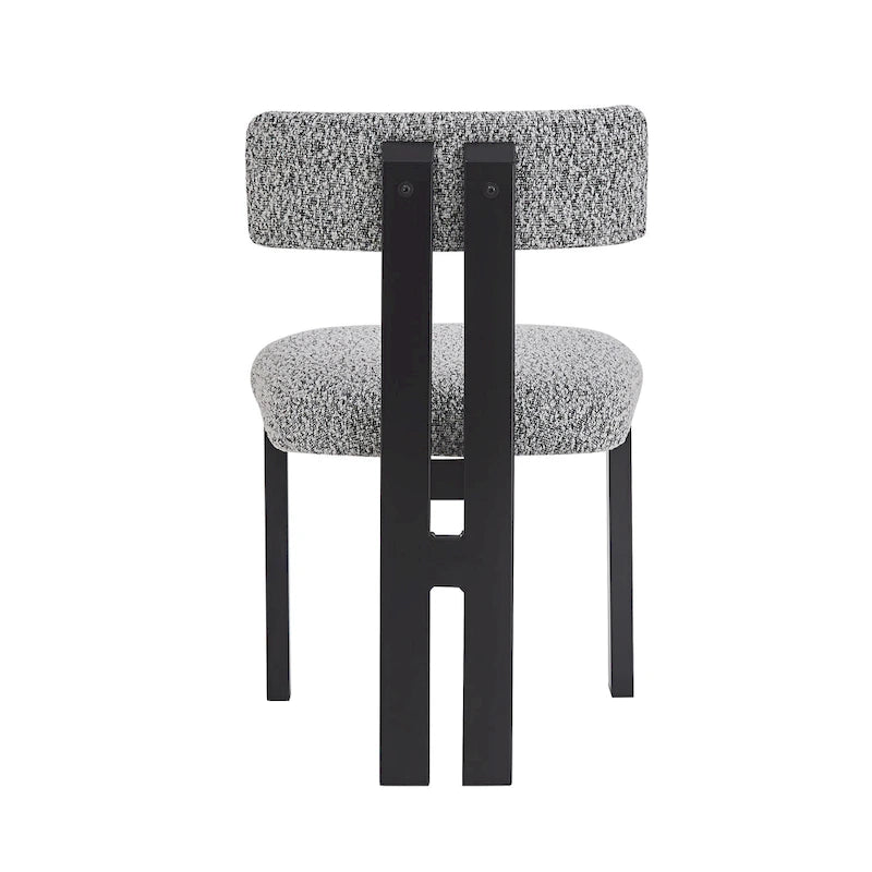Upholstered Dining Chairs with Iron Frame (Set of 4)