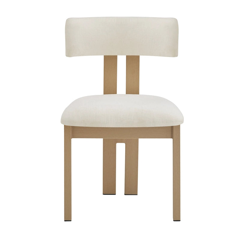 Upholstered Dining Chairs with Iron Frame (Set of 4)