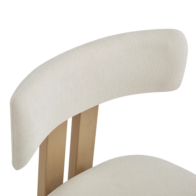 Upholstered Dining Chairs with Iron Frame (Set of 4)