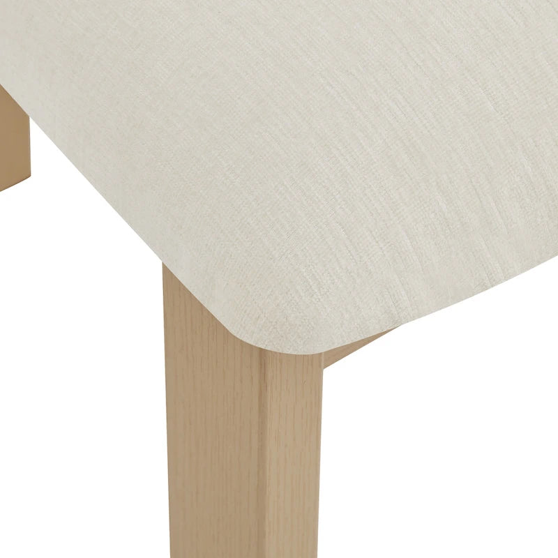 Upholstered Dining Chairs with Iron Frame (Set of 4)