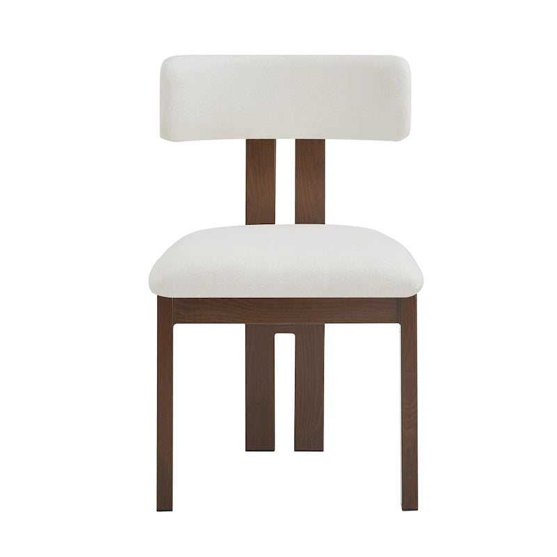 Upholstered Dining Chairs with Iron Frame (Set of 4)