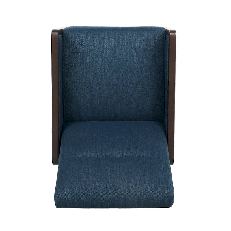Contemporary Upholstered Push-Back Recliner