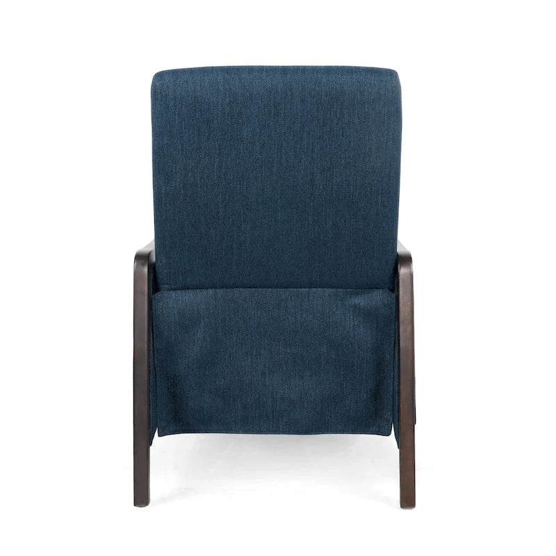 Contemporary Upholstered Push-Back Recliner