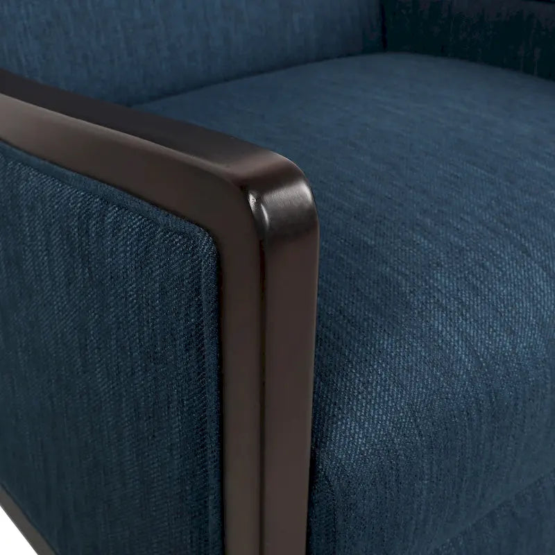 Contemporary Upholstered Push-Back Recliner