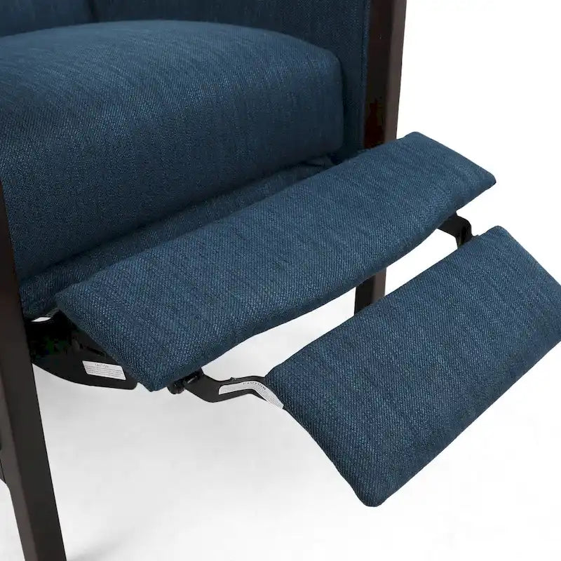 Contemporary Upholstered Push-Back Recliner