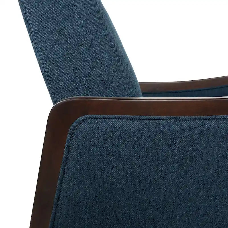 Contemporary Upholstered Push-Back Recliner