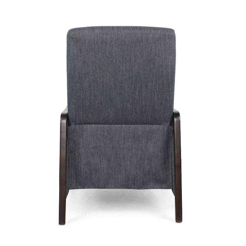 Contemporary Upholstered Push-Back Recliner