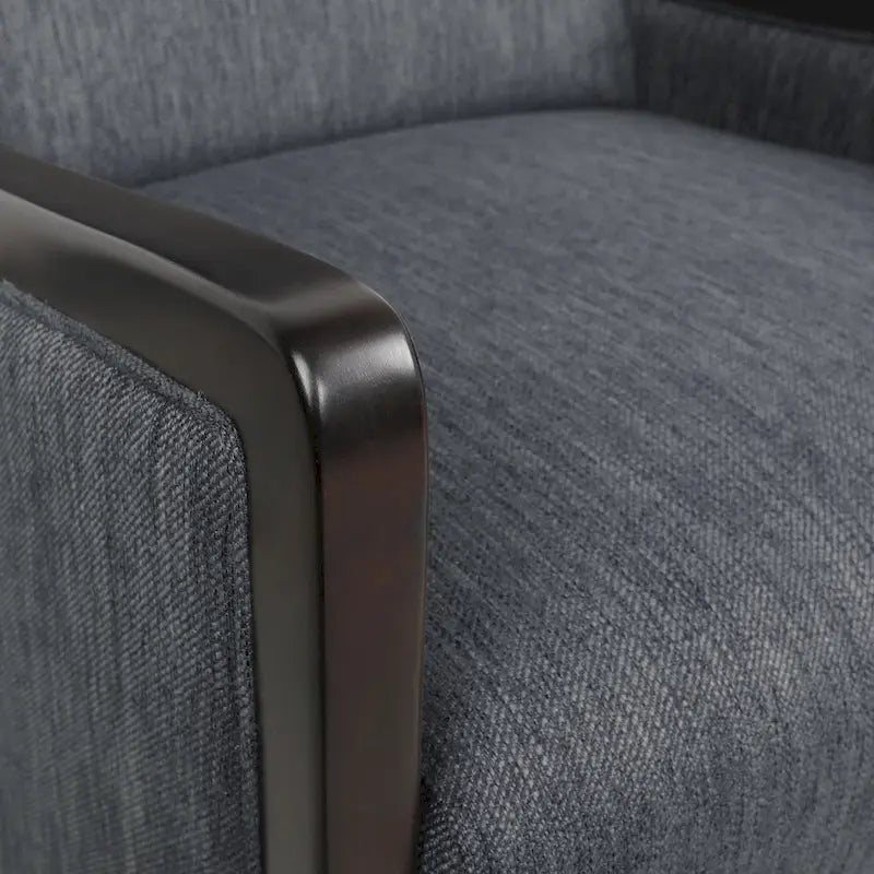 Contemporary Upholstered Push-Back Recliner