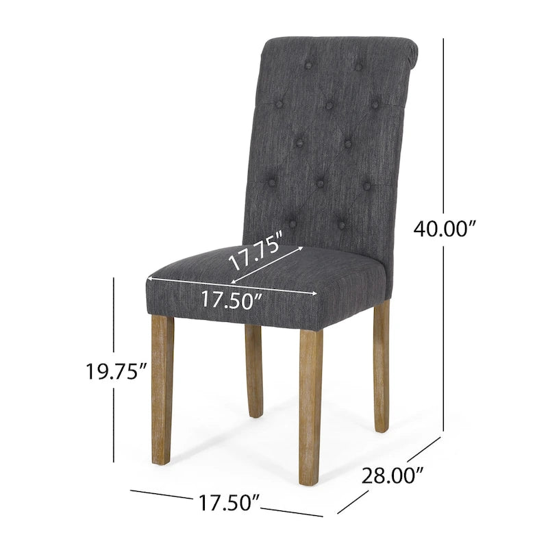 Contemporary Upholstered Dining Chair (Set of 6)