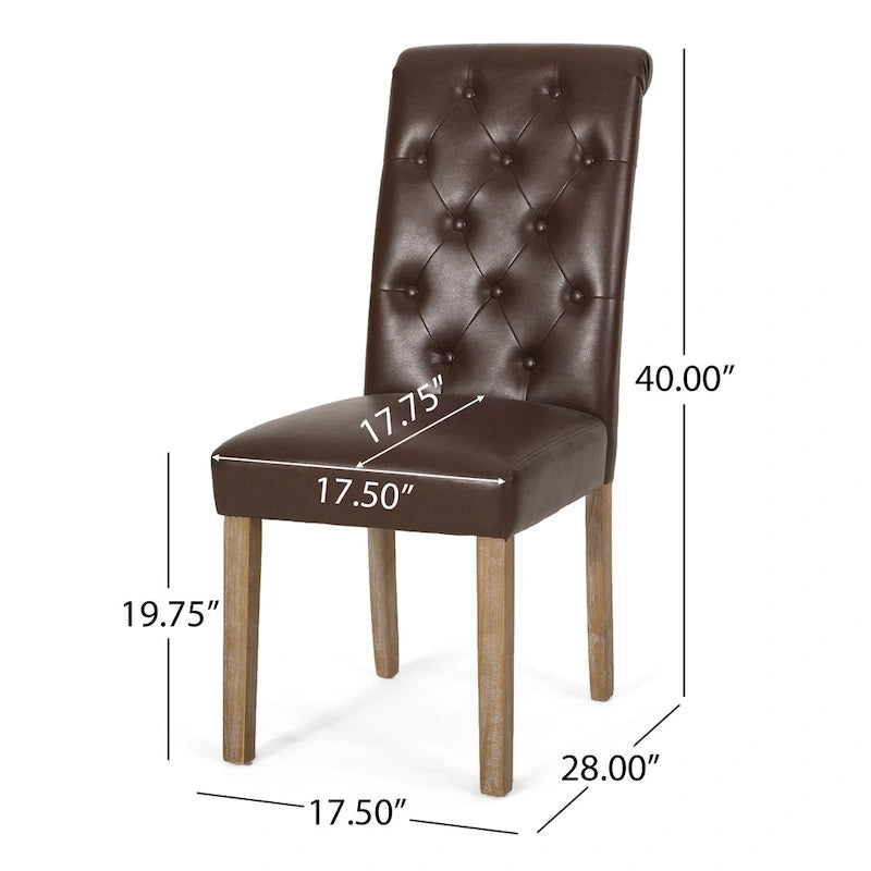 Contemporary Upholstered Dining Chair (Set of 6)