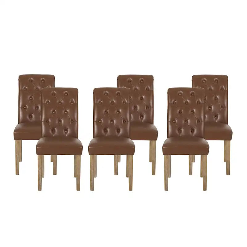 Contemporary Upholstered Dining Chair (Set of 6)