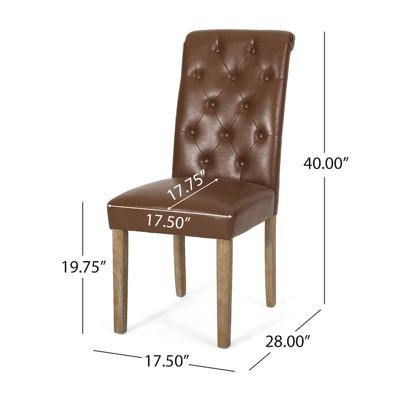 Contemporary Upholstered Dining Chair (Set of 6)
