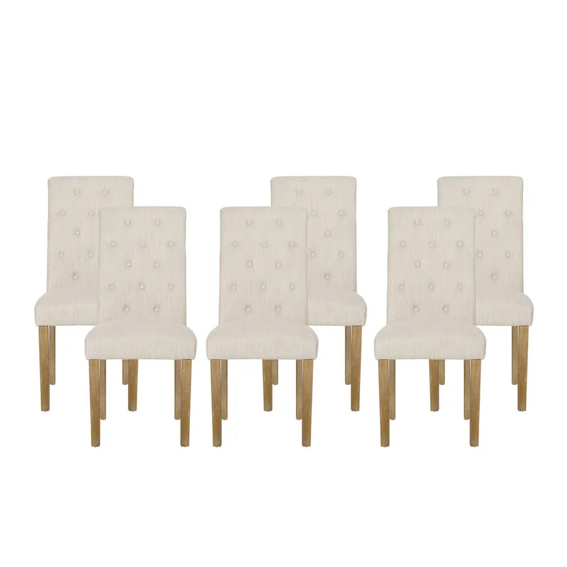 Contemporary Upholstered Dining Chair (Set of 6)