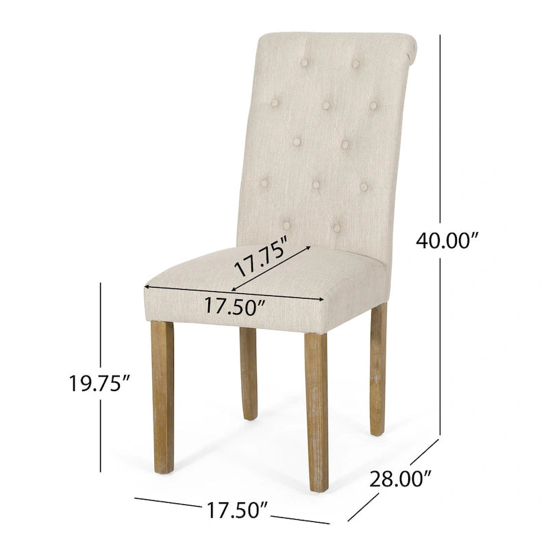 Contemporary Upholstered Dining Chair (Set of 6)