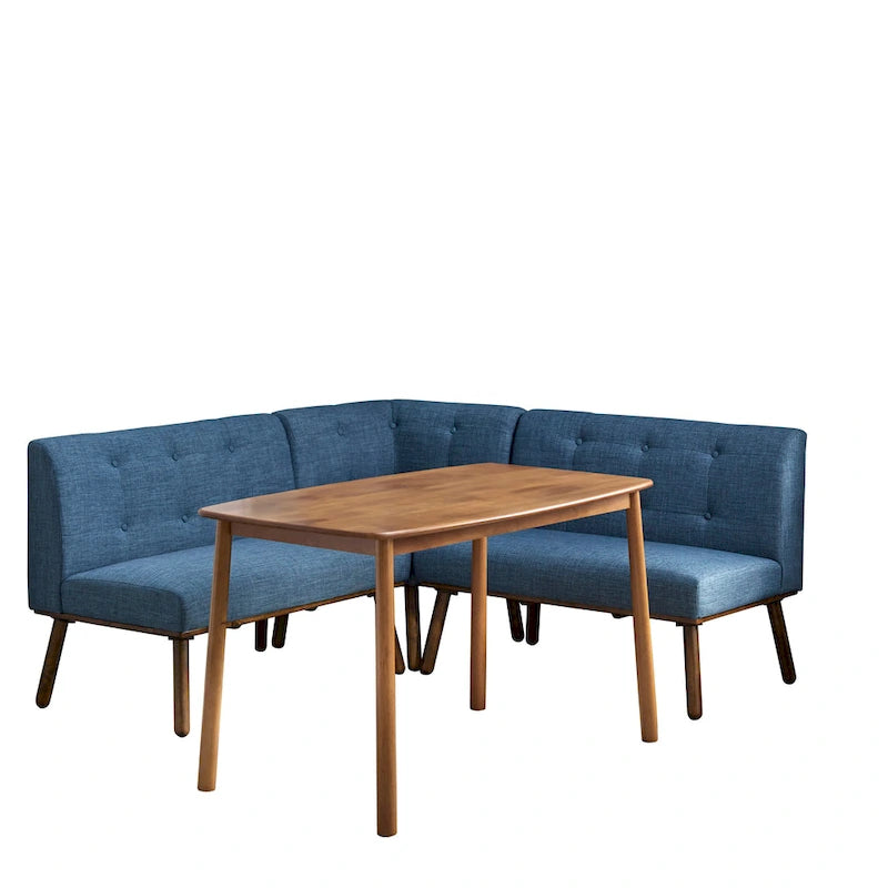 Mid-Century Minimalist Armless Loveseat