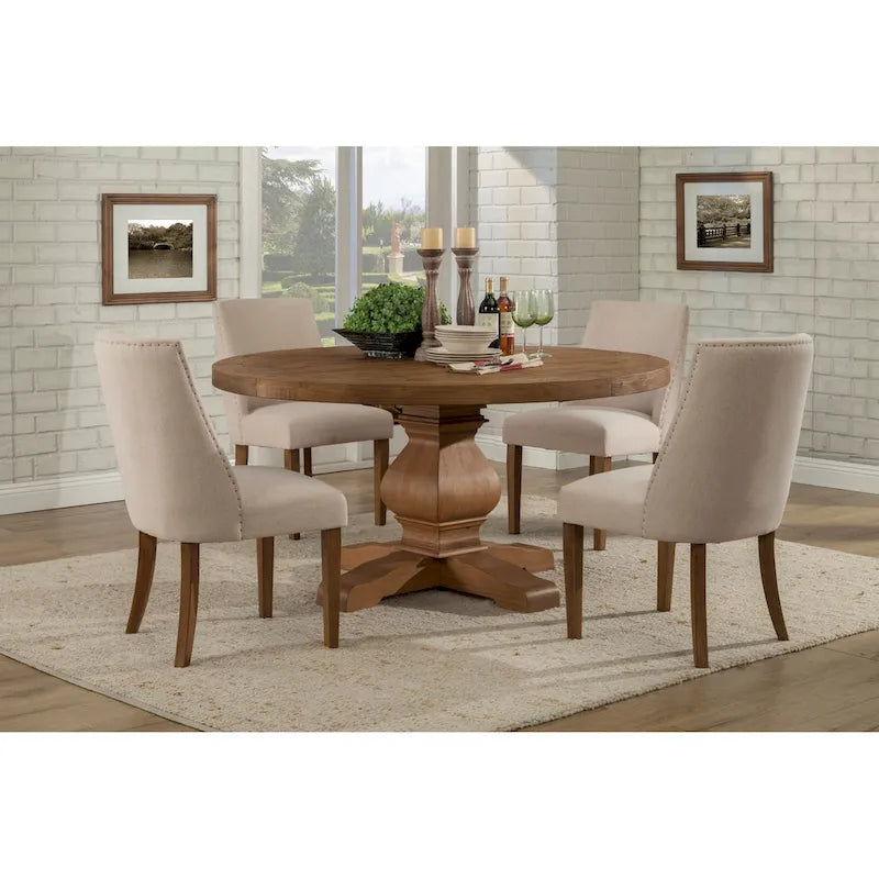 Upholstered Parson Dining Chairs (Set of 2)