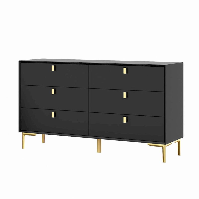 6-Drawer Mid Century Storage Dresser