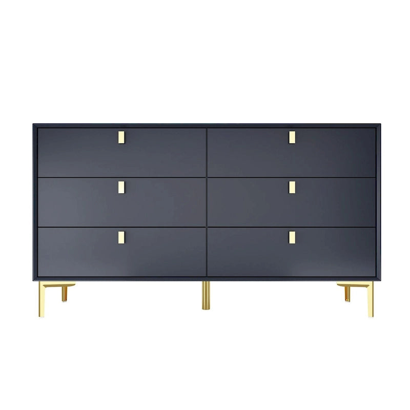 6-Drawer Mid Century Storage Dresser