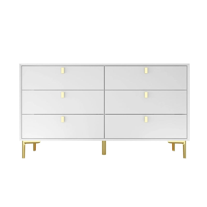 6-Drawer Mid Century Storage Dresser