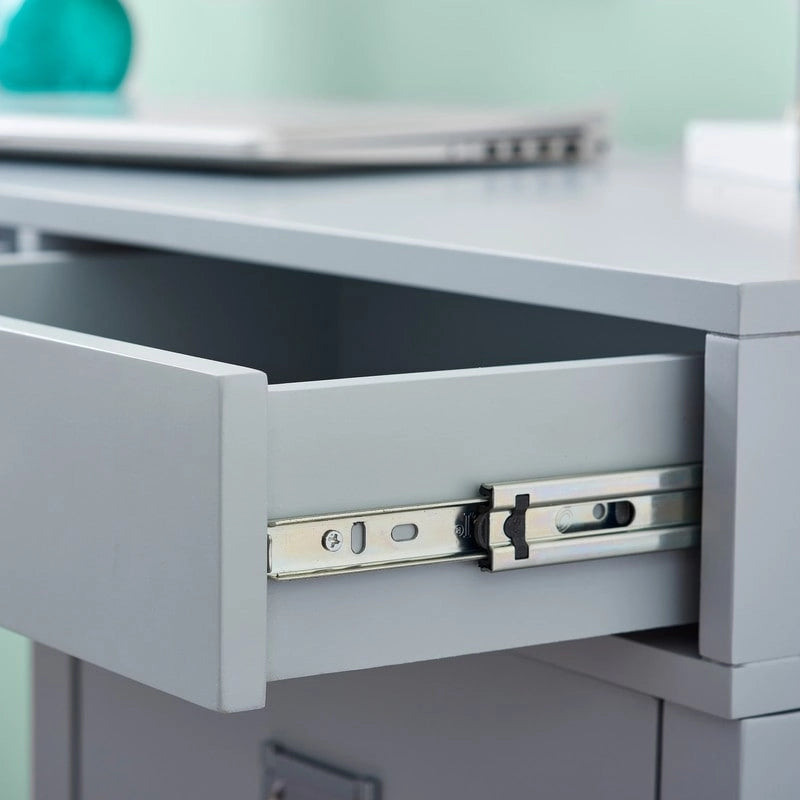 Side Storage Desk with Drawers