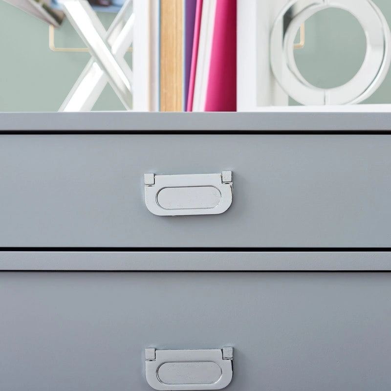 Side Storage Desk with Drawers