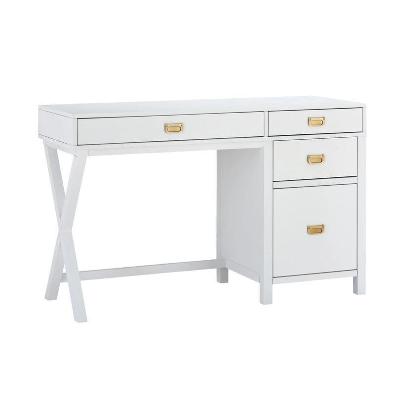 Side Storage Desk with Drawers