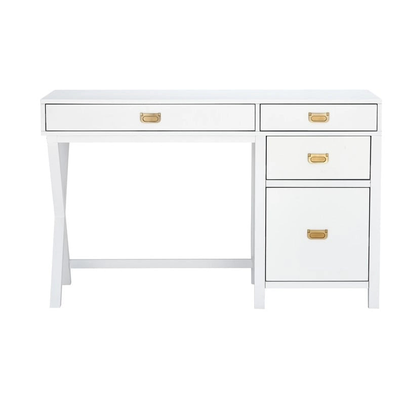 Side Storage Desk with Drawers