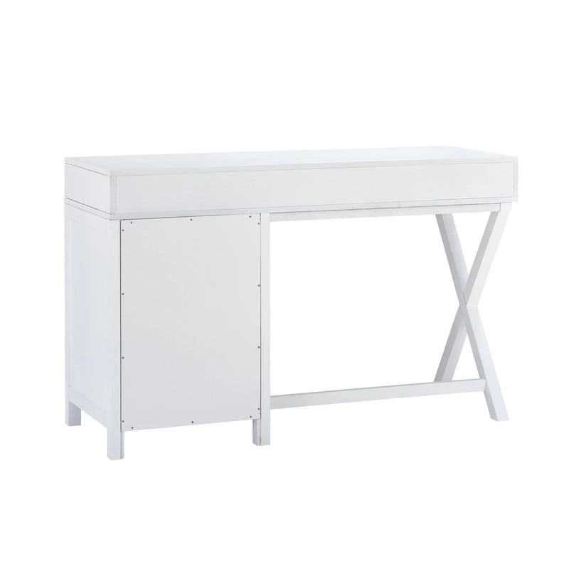 Side Storage Desk with Drawers