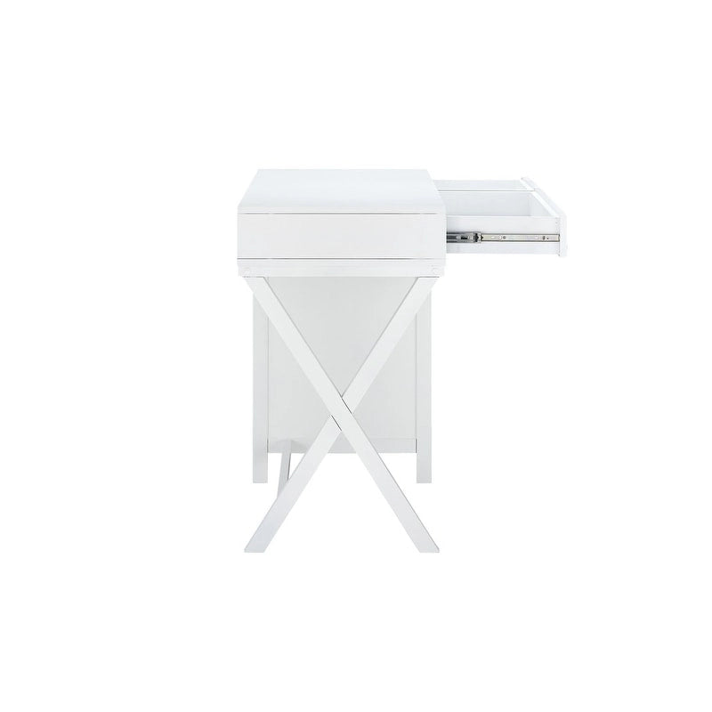 Side Storage Desk with Drawers
