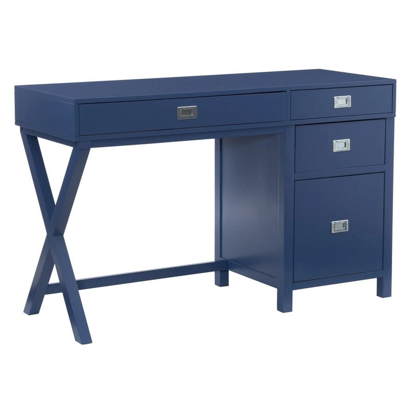 Side Storage Desk with Drawers
