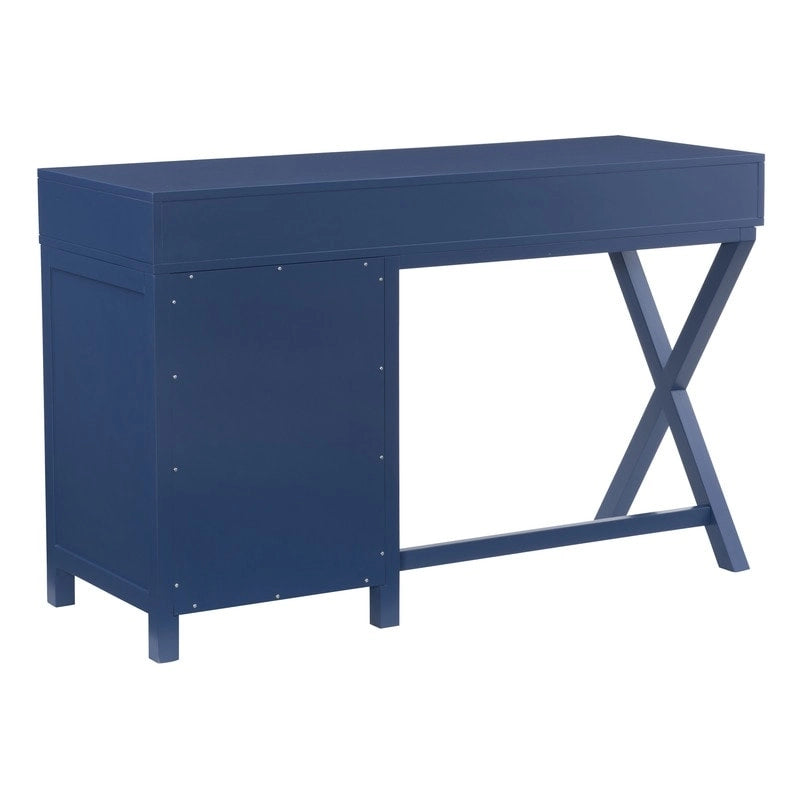 Side Storage Desk with Drawers