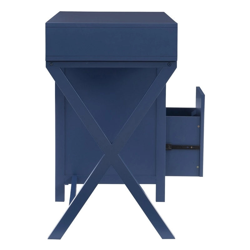 Side Storage Desk with Drawers