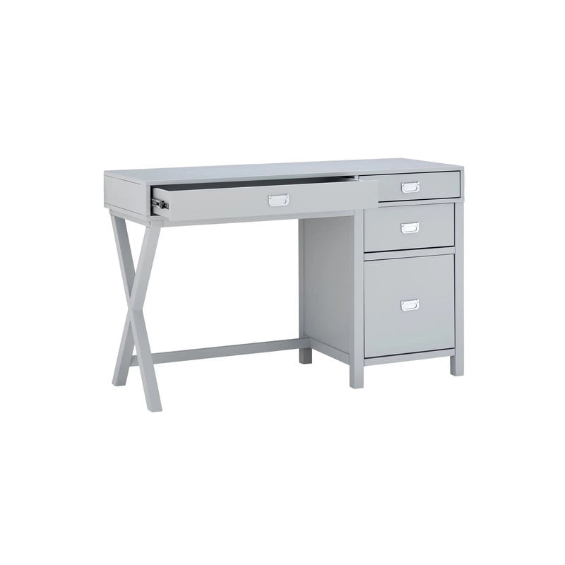 Side Storage Desk with Drawers