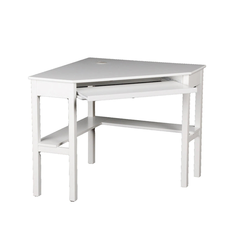 White Birch Corner Computer Desk