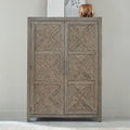 Skyview Lodge Cobblestone Oak Armoire for Bedroom Storage - Width 54 x Depth 20 x Height 75
