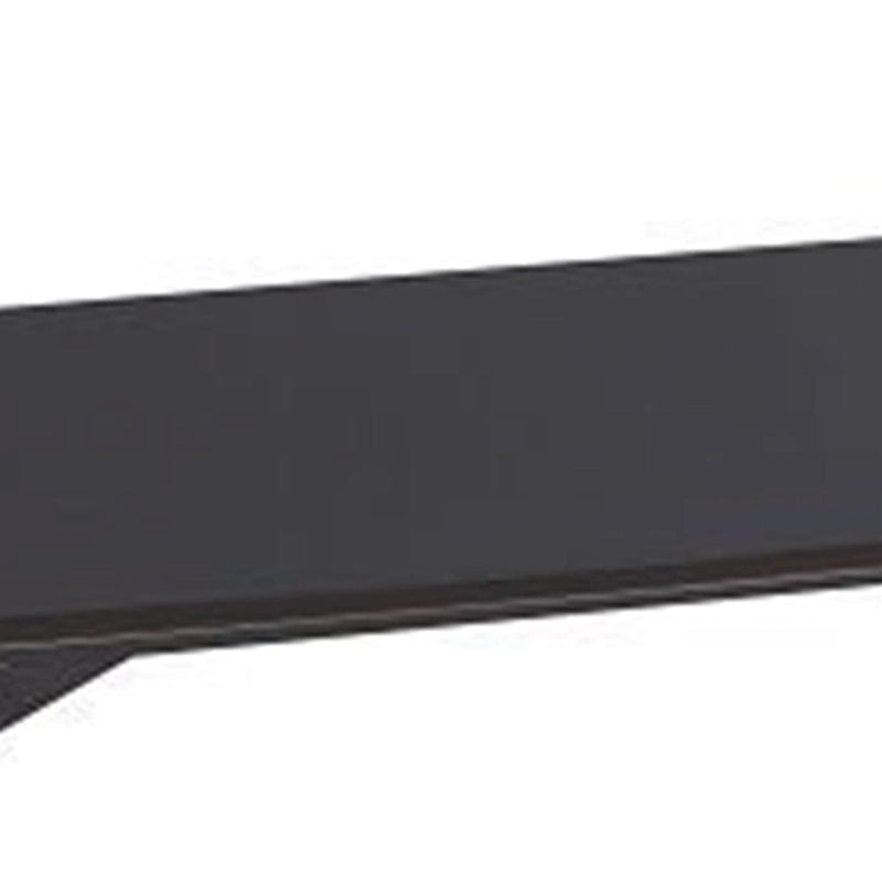 71-Inch Industrial Style Dining Table with Rounded Corners