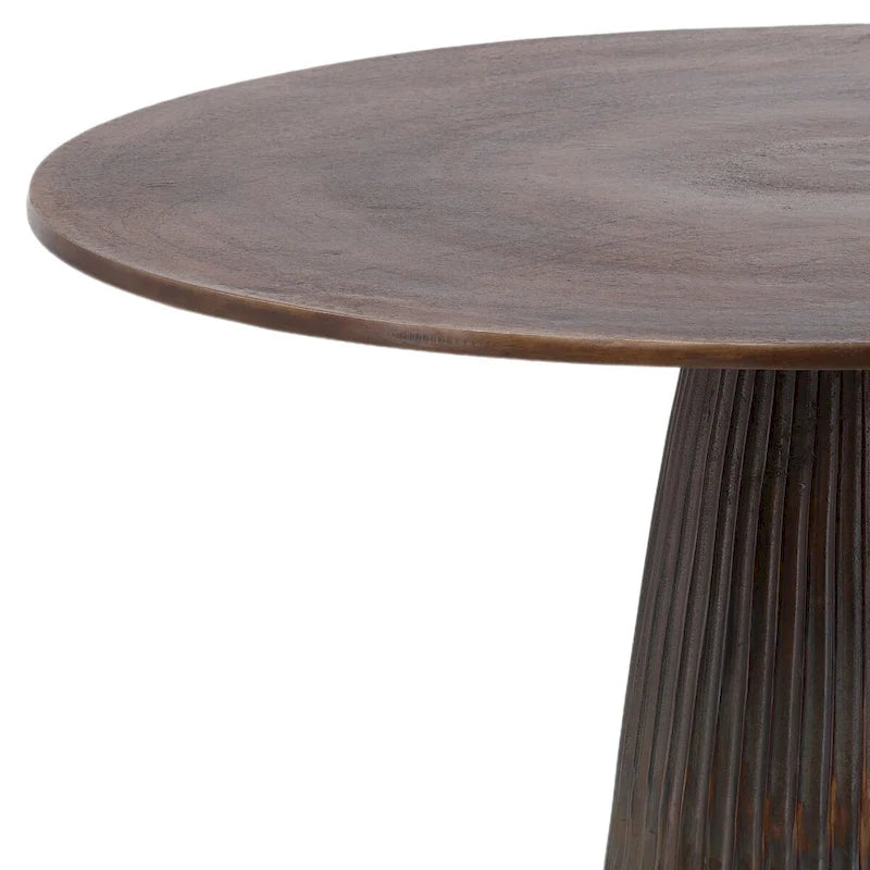 Aluminum Outdoor Bistro Table in Bronze