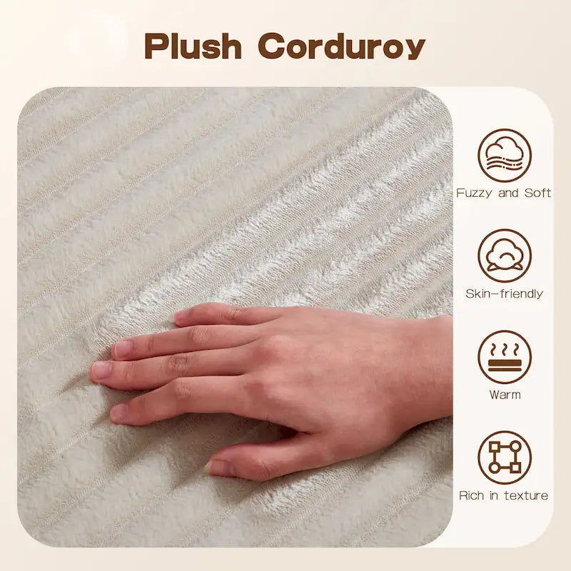 Long Plush No-Assembly Required Chaise Lounge Sofa