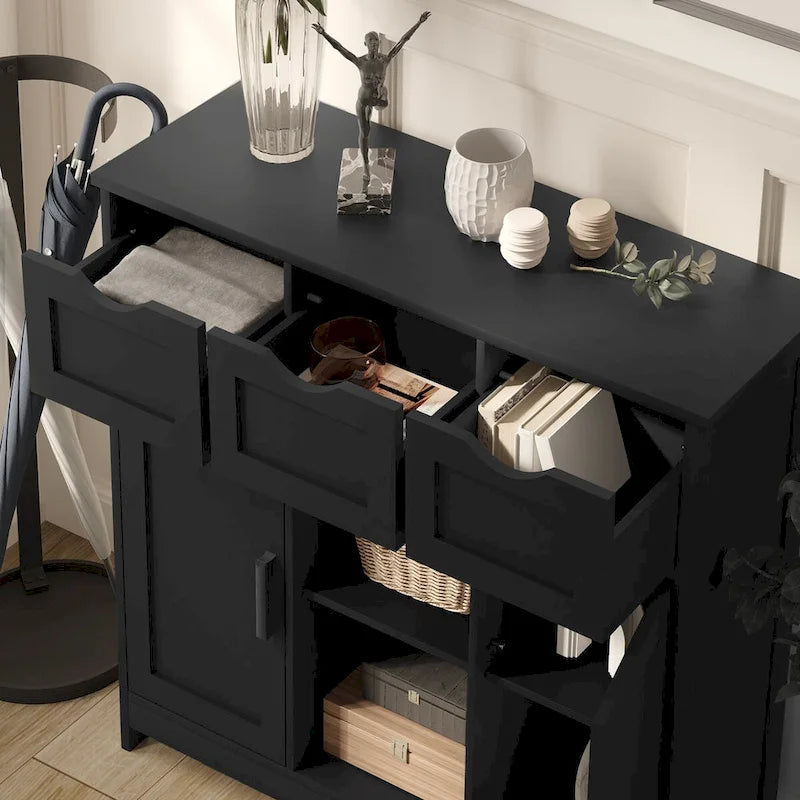 Modern Buffet Sideboard Cabinet with Doors and Drawers