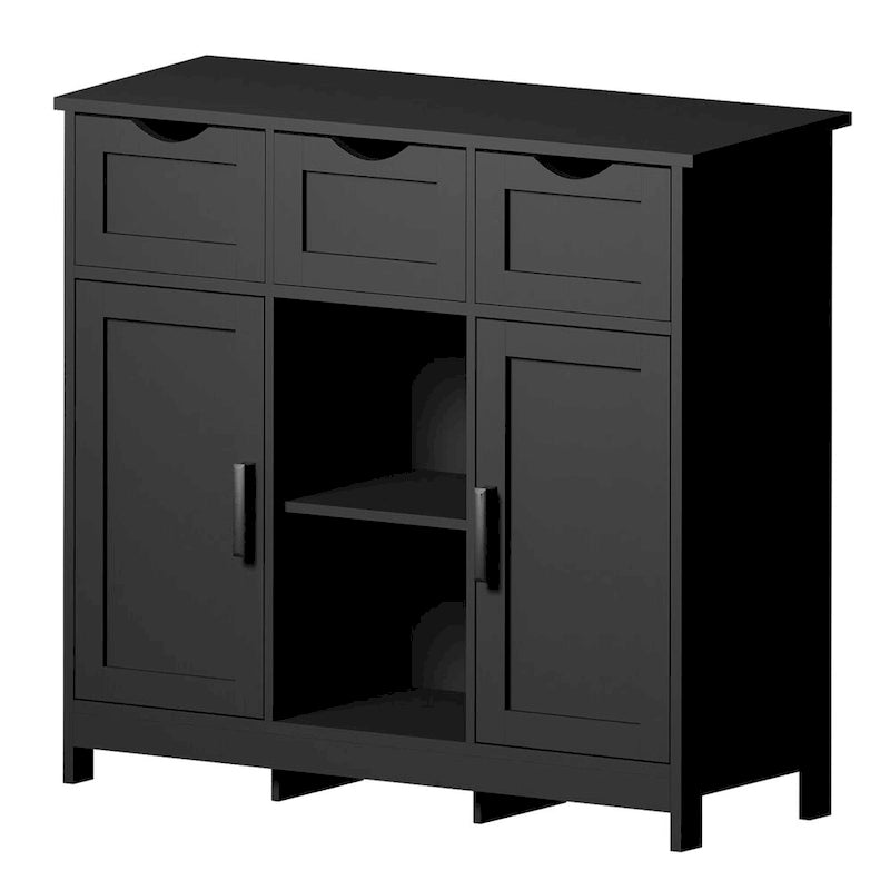 Modern Buffet Sideboard Cabinet with Doors and Drawers
