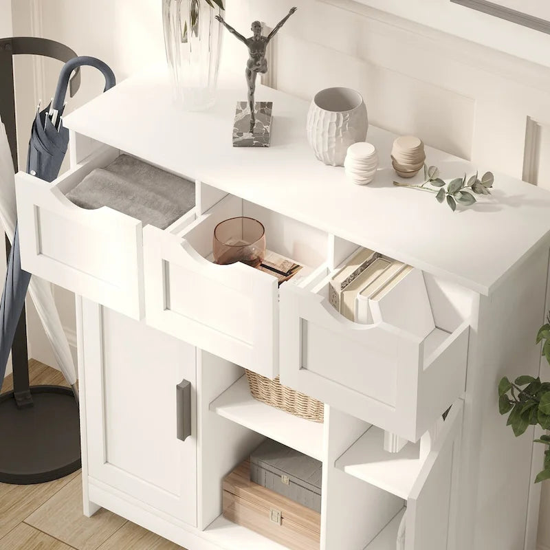 Modern Buffet Sideboard Cabinet with Doors and Drawers